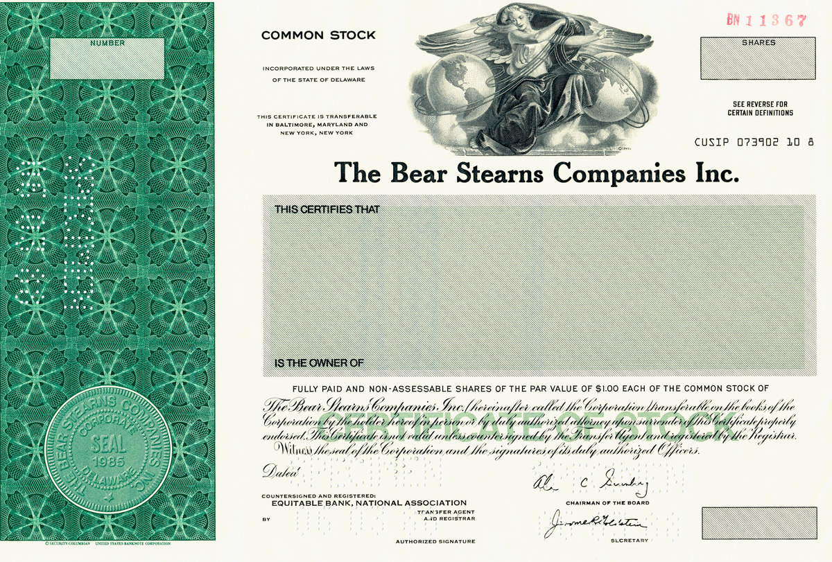 Old Stock Certificates for Sale | Vintage Stocks & Antique Bonds – Wall