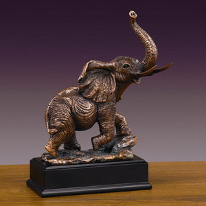 10" Elephant Statue - Wall Street Treasures