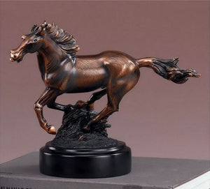 10.5" Galloping Horse Statue - Wall Street Treasures