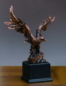 Flying Eagle Statue - 3 Sizes - 11.5", 16", 19.5" - Wall Street Treasures