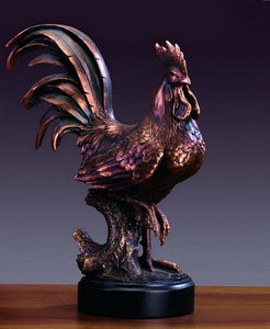 14" Large Rooster Statue - Wall Street Treasures
