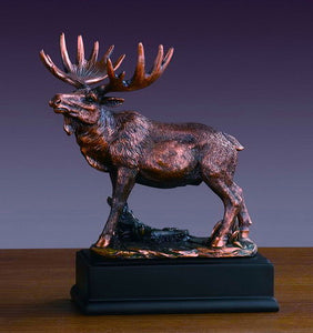 8" Moose Statue - Wall Street Treasures