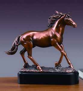 14" Stallion Horse Statue - Wall Street Treasures