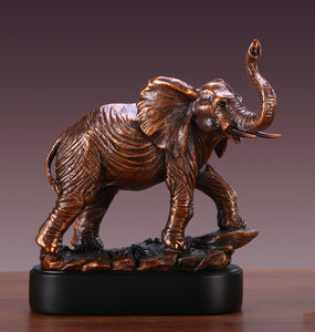 12.5" Elephant Statue - Wall Street Treasures