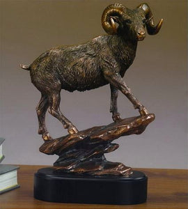 11" Bighorn Sheep - Ram Statue - Wall Street Treasures