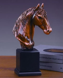 12" Horse Head Statue - Wall Street Treasures