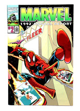 Load image into Gallery viewer, 1992 Marvel Comics Annual Report #2 with Uncut Trading Cards - Spider-Man - Wall Street Treasures