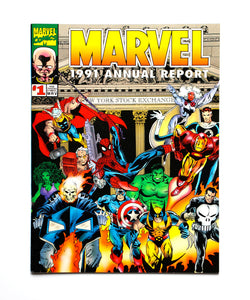 1991 Marvel Comics Annual Report #1 - NYSE - MRV - Wall Street Treasures