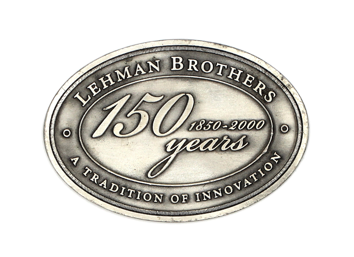 Lehman Brothers 150th Anniversary Paperweight