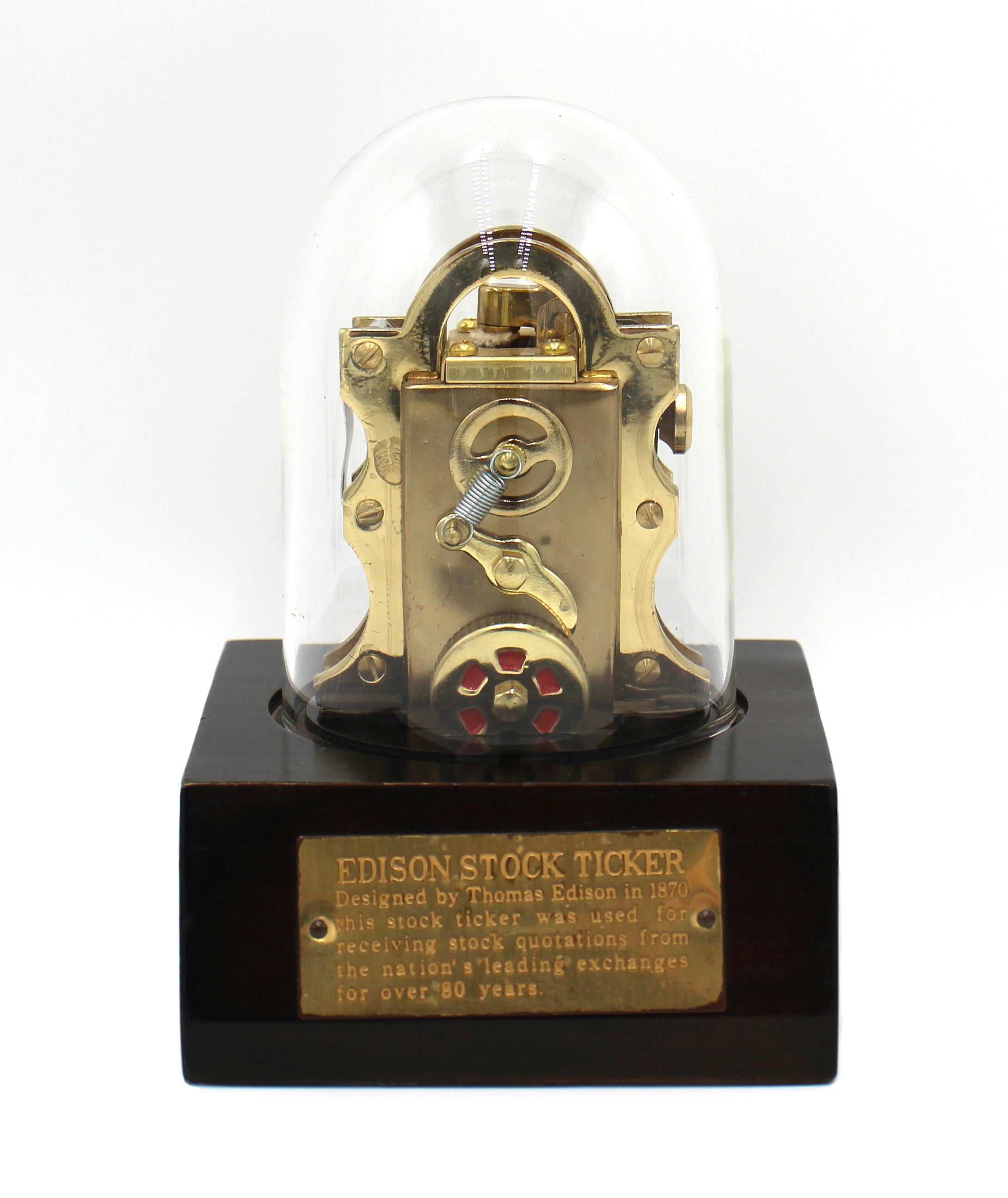 Vintage Edison Stock Ticker Tape Machine Replica Lighter