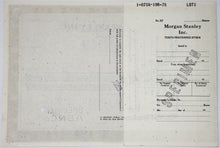 Load image into Gallery viewer, Morgan Stanley Inc. Specimen Stock Certificate - 1978 - Wall Street Treasures