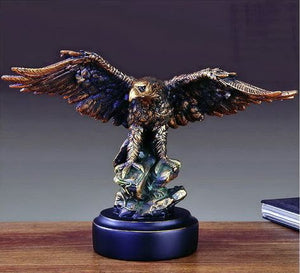 11.5" Eagle Statue - Wall Street Treasures