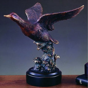 9" Flying Duck Statue - Wall Street Treasures