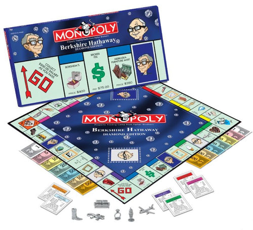 Berkshire Hathaway Diamond Edition Monopoly Game - 2005 - Wall Street Treasures