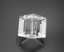 Load image into Gallery viewer, Enron Crystal Paperweight that can &quot;Stand on its Edge&quot; - 1.5&quot; - Wall Street Treasures