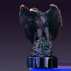 6" Perched Eagle Statue - Wall Street Treasures