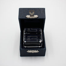 Load image into Gallery viewer, Enron Crystal Paperweight that can &quot;Stand on its Edge&quot; - 1.5&quot; - Wall Street Treasures