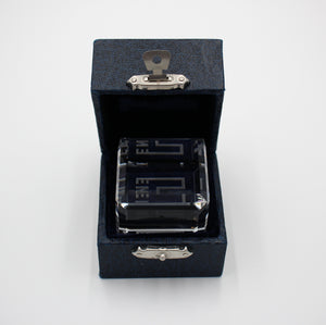 Enron Crystal Paperweight that can "Stand on its Edge" - 1.5" - Wall Street Treasures