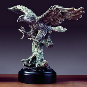 9.5" Hunting Eagle Statue - Wall Street Treasures