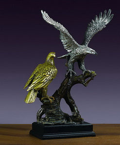 18" Two Eagles Statue - Wall Street Treasures