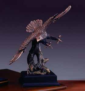 14" Flying Eagle Statue - Wall Street Treasures