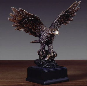 7.5" Perched Eagle Statue - Wall Street Treasures