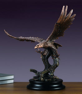24.5" Soaring Eagle Statue - Wall Street Treasures