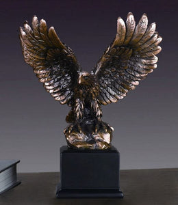 9.5" Perched Eagle Statue - Wall Street Treasures