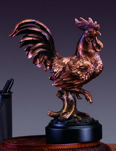 8.5" Rooster Statue - Wall Street Treasures
