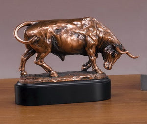 6" Wall Street Bull Statue - Wall Street Treasures