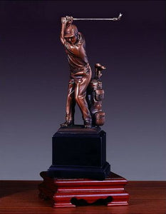 9.5" Driving Golf Statue - Trophy - Wall Street Treasures