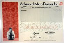 Load image into Gallery viewer, Advanced Micro Devices, Inc. Specimen Stock Certificate - 1988 - Wall Street Treasures