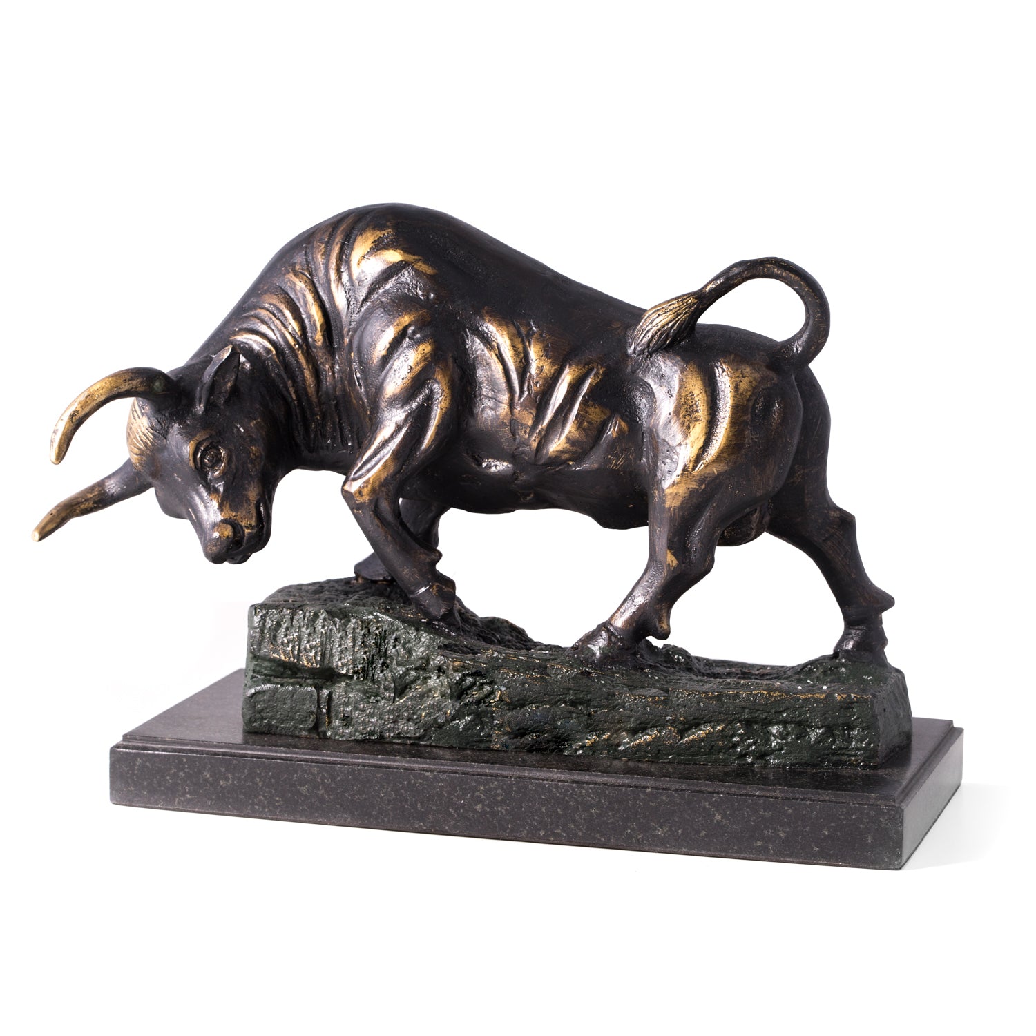 Wall Street Bull Statue - Bronze Finished Sculpture - Limited Edition - Wall Street Treasures