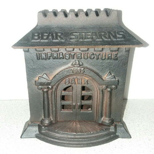 Bear Stearns Infrastructure Coin Bank - Cast Iron - Wall Street Treasures