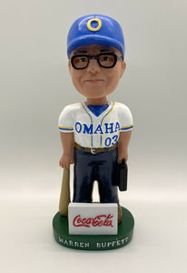 Warren Buffett Omaha Royals Bobblehead - Berkshire Hathaway - Wall Street Treasures