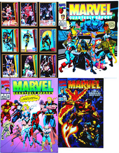 1993 Marvel Comics Quarterly and Annual Reports - NYSE - Complete Set - Wall Street Treasures