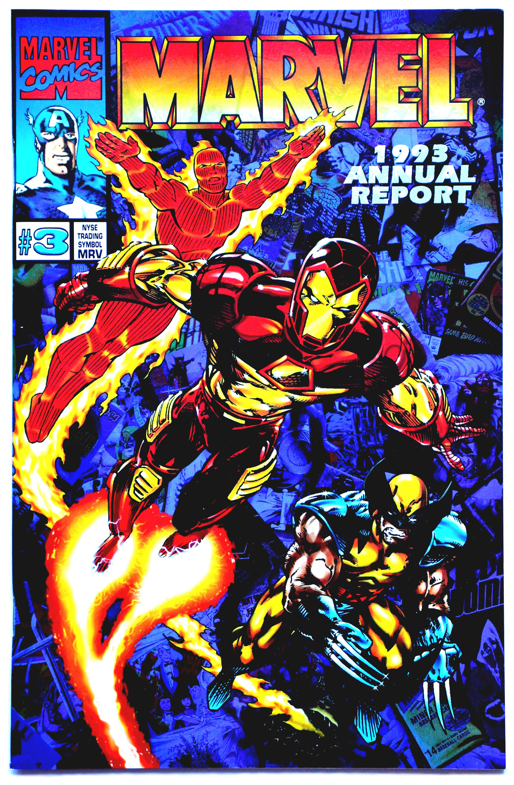 1993 Marvel Comics Annual Report #3 - NYSE - MRV - Wall Street Treasures