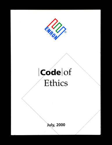 Enron Code of Ethics Booklet - Wall Street Treasures