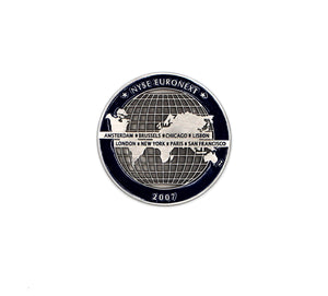 NYSE Euronext Merger / IPO Commemorative World Clock and Coin Set - New York Stock Exchange - Wall Street Treasures
